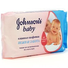 Влажные салфетки для детей Johnson baby 56 шт