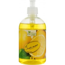 Жидкое мыло Ekolan Белый Лимон дозатор 500 г (4820217130248)