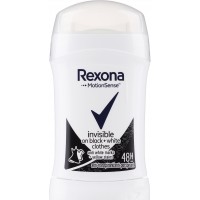 Антиперспирант стик Rexona женский Invisible on Вlack + White 40 мл (96086230)