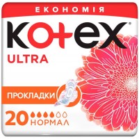 Гигиенические прокладки Kotex Ultra Dry Normal Duo 20 шт (5029053542638)
