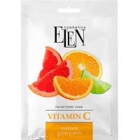 Тканинна маска для обличчя Elen Vitamin C 25 мл (4820185225236)