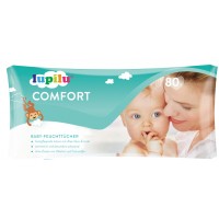 Влажные салфетки детские Lupilu Comfort 80 шт (82549)