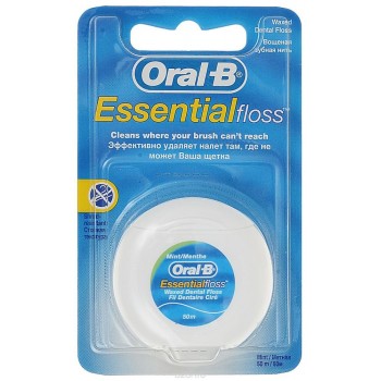 Зубная нить Oral-B Essential Мятная 50 м (3014260280772)