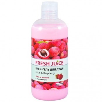 Гель для душа Fresh Juice 500 мл Litchi-Raspberry (4823015933851)