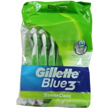 Станки для гоління Gillette Blue Sense Care 3 леза 12 шт (7702018061761)