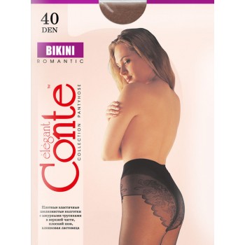 Колготи Conte Bikini 40 Den р.4 L Grafit (4811473032841)