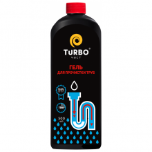 Гель для прочистки канализационных труб Turbo 500 г (4820178060394) 