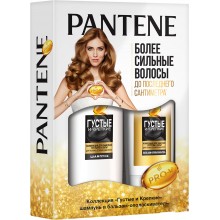 Подарунковий набір Pantene Pro-V Густе та міцне шампунь 250 мл + бальзам 200 мл (8001090953216)