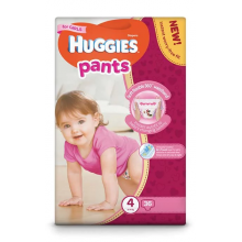 Підгузники-трусики дитячі Huggies Pants Box (4) 9-14 36 шт для дівчаток (5029053564258)