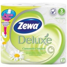 Туалетная бумага Zewa Camomile Comfort 3 слоя 4 рулона (7322540060133) 