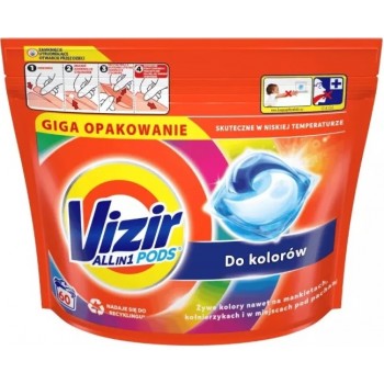 Гелевые капсулы Vizir Color 60 шт (цена за 1 шт) (8001090788597)
