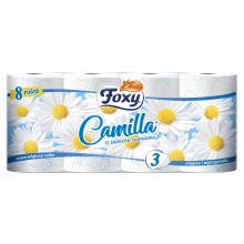 Туалетний папір Foxy Camilla 3 шари 8 шт (5900935001552)