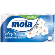 Туалетная бумага Mola White 2 слоя 8 шт (5903683001829)