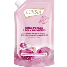 Жидкое крем-мыло Luksja Rose petals & Milk proteins дой-пак 400 мл (5900998000417)
