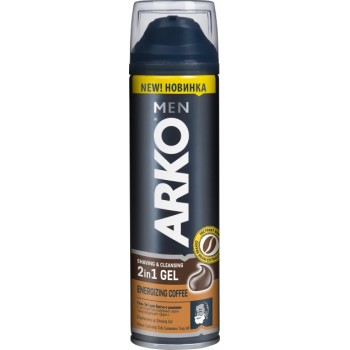 Гель для гоління Arko Energizing Coffee 200 мл (8690506507329)