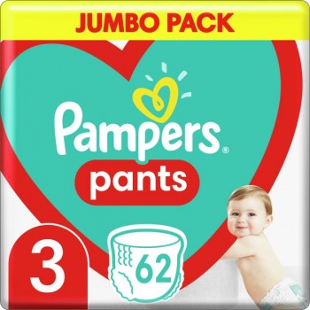 Підгузники-трусики Pampers Pants розмір 3 (Maxi) 6-11 кг 62 шт (8006540069233)