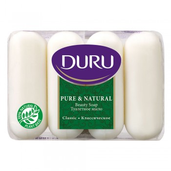 Мыло Duru Pure&Natural Классическое 4х85 г (8690506429331)