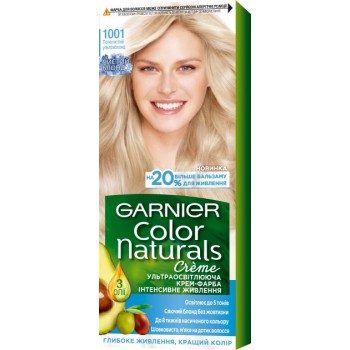 Фарба для волосся Garnier Color Naturals 1001 Попелястий Ультраблонд  (3600542173063)