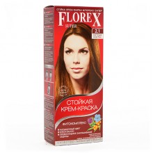 Florex Super Фитокомплекс Краска для волос 2.1 светлый каштан 100 мл