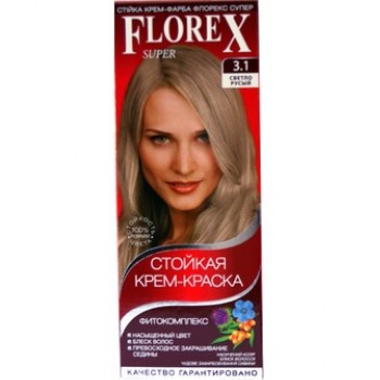 Florex Super Фітокомплекс Фарба для волосся 3.1 світло-русий 100 мл