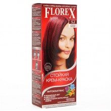 Florex Super Фитокомплекс Краска для волос 5.2 спелая вишня 100 мл