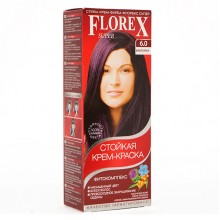 Florex Super Фитокомплекс Краска для волос 6.0 баклажан 100 мл