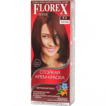 Florex Super Фітокомплекс Фарба для волосся 7.1 бургунд 100 мл