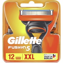 Сменные картриджи для бритья Gillette Fusion5 12 шт (цена за 1шт) (7702018562145)
