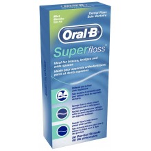 Зубная нить Oral-B Super Floss 50 м (5010622008204)