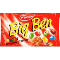 Драже Piasten Big Ben арахіс у молочному шоколаді 250 г (4000281225501)