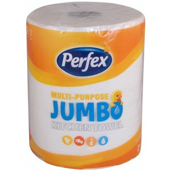 Паперовий рушник Perfex Jumbo 2 шари 1 рулон (5999860406075)