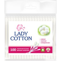 Ватные палочки Lady Cotton 100 шт пакет (4820048487351)