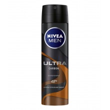 Дезодорант спрей мужской NIVEA ULTRA Carbon антибактериальный эфект 150 мл (4005900634320)
