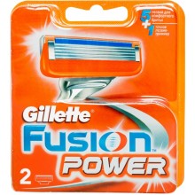 Сменные кассеты для бритья Gillette Fusion Power 2шт