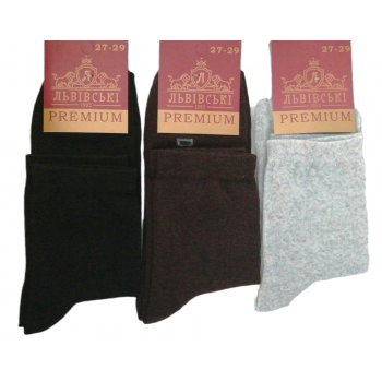 Шкарпетки чоловічі Lvivski Premium довгі розмір 27-29 (67633)