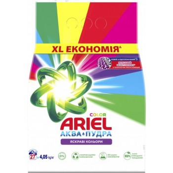 Стиральный порошок Ariel Color Аква-Пудра 4.05 кг 27 циклов стирки (8006540536919)