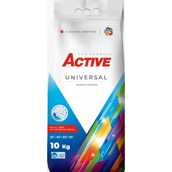 Пральний порошок Active Universal 10 кг 135 циклів прання (4820196010258)