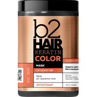 Маска В2 Hair Keratin Keratin Color для фарбованого волосся 1000 мл (4820229610516)