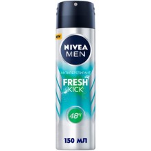 Дезодорант антиперспирант спрей мужской NIVEA Fresh Kick 150 мл (4005900842763)