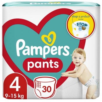 Подгузники-трусики Pampers Pants Размер 4 (Maxi) 9-15 кг 30 шт (8006540069684)
