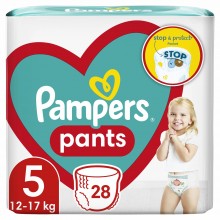 Подгузники-трусики Pampers Pants Размер 5 (Junior) 12-17 кг 28 шт (8006540069714)