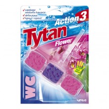 Блок для туалету Tytan Action 3 Flower 45 г (5900657532303)