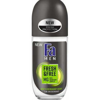 Дезодорант роликовый FA MEN Fresh&Free Ментол/бергамот 50 мл (9000101252002)