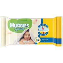 Влажные салфетки для детей Huggies Unistar 56 шт (5029053562391)