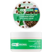 Соляной скраб для тела Bioton Cosmetics Spa & Aroma с Кофейным маслом 250 мл (4820026154350)