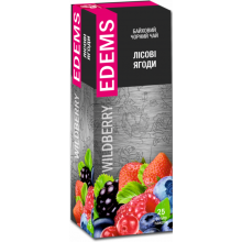 Чай черный Edems Лесные Ягоды 50 г 25 пакетиков (4820149487472)