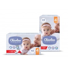 Подгузники детские Chicolino Middle-pack (4) от 7-14 кг 40 шт (4823098410539)