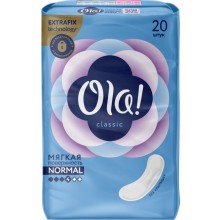 Женские гигиенические прокладки Ola! Classic Normal 20 шт (4680007631993)