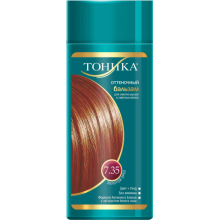 Оттеночный бальзам для волос Тоника 7.35 Золотой орех 150 мл (4602152003470)