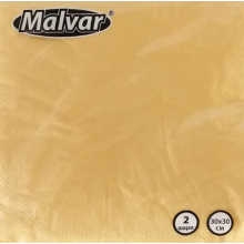 Серветка Malvar жовта 30х30 см 2-ох шарова 40 шт (4820227530427)